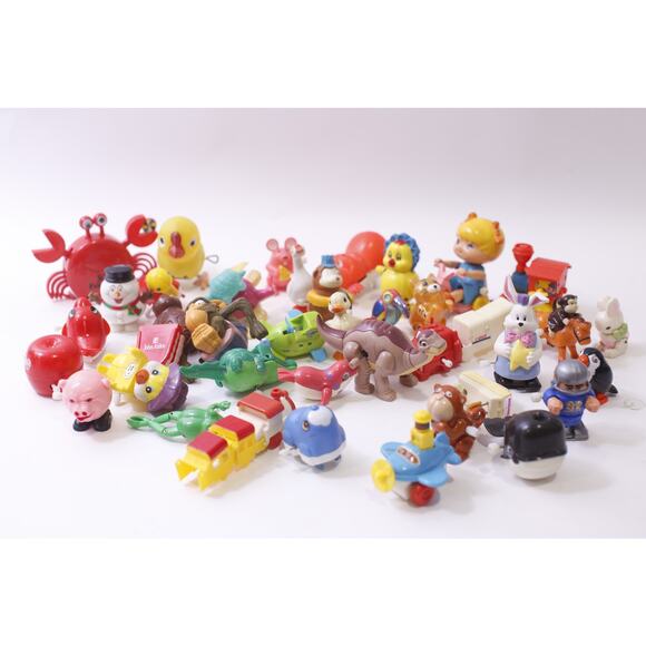 Vintage, Wind-up, Toy, Lot, Small, Figures, Walking, Movable, ~ 250929-WH 761 - Picture 1 of 5